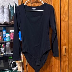 Old Navy Classic Black Bodysuit